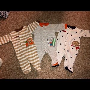 Carters newborn sleepers .